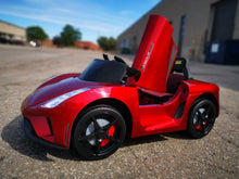 Load image into Gallery viewer, Red Kids Ride On Car With Remote Control
