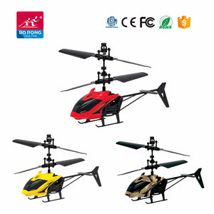 Hand sensor 2 channel mini flying helicopter - Red - Toy Centre