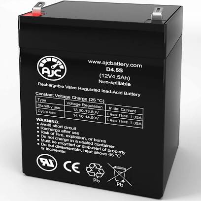 12V4.5 12V 4.5Ah Replacement Battery - Toy Centre